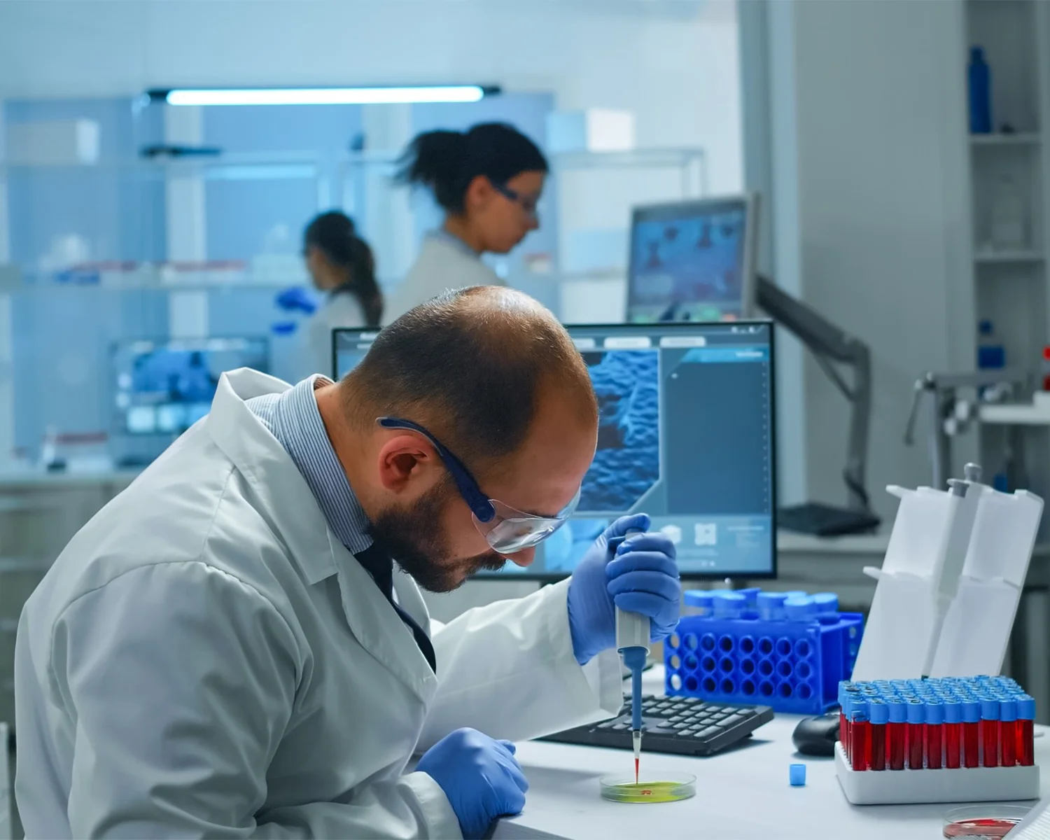 Merchem Laboratory Scientists